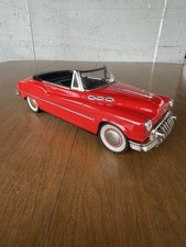 Vintage Tin Buick Friction Powered Red Convertible