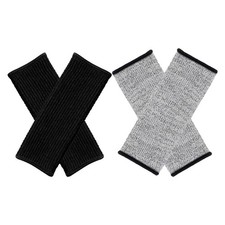 2 Pairs Cut-resistant Hand Sleeves Proof Bite Guards Arm for Men Work