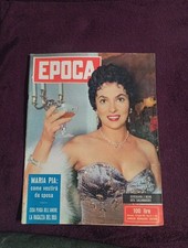 Rivista Anni 50 60 Epoca 1955 Gina Lollobrigida Copertina Cover