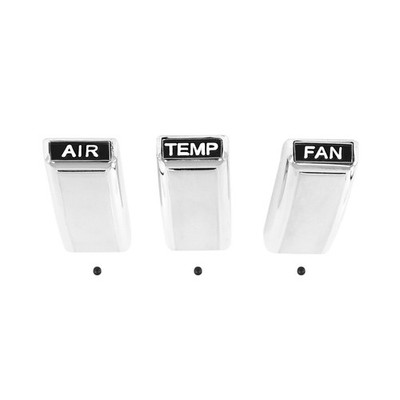 CJ Classics Heater Control Knob Set Mustang With Air Conditioning Mustang 1968