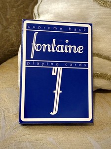 Red Fontaine Playing Cards for sale | eBay