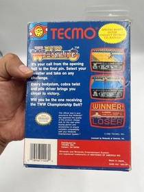 Juego Nintendo NES Tecmo World Wrestling CIB Completo En Caja 