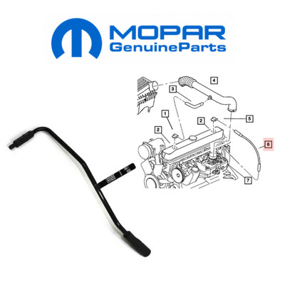 MOPAR KURBELGEHÄUSEENTLÜFTUNG ZUM ANSAUGKRÜMMERROHR FÜR GRAND CHEROKEE 4.0 97-04