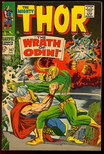 Thor #147 Very Nice Silver Age Superhero Vintage Marvel Comic 1967 FN