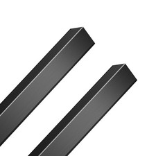 Black Aluminium Wall Corner Protector Guard 2pcs 48" Corner Trim Molding L Metal