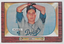 1955 Bowman # 97 Johnny Podres Brooklyn Dodgers EXMT to NM Range