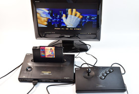 Neo Geo AES Console NEO-0 SNK Joystick Controller AC Adapter Tested Japan