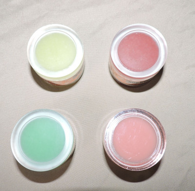 Lot of 4 She Makeup Sugar & Butter Lip Scrub + Balm Duo Variety