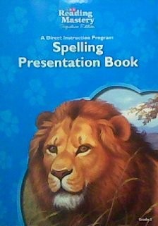 SPELLING PRESENTATION BOOK, GRADE 3 (SRA READING MASTERY, By Robert Dixon