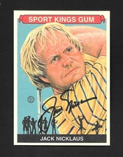  Jack Nicklaus Signed 2010 Sport Kings #181 Golf Masters Guaranteed Auto