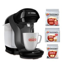 by Bosch Style Friendly Pod Coffee Machine with 40 Kenco Drinks Starter
