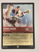 Minnie Mouse Pirate Lookout 12/P2 Cold Foil GameStop Promo Disney Lorcana Card N