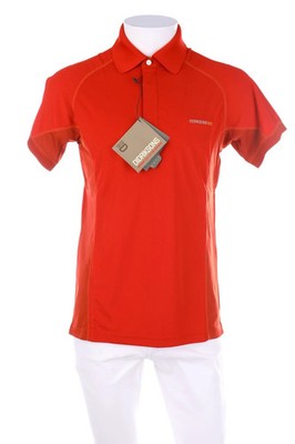 DIDRIKSONS 1913 Poloshirt Sport Reißverschluss S rot PREMIUM SHIRT NEU #7767