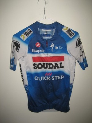 Soudal Quick step WORN by Casper PEDERSEN shirt cycling jersey maillot size S