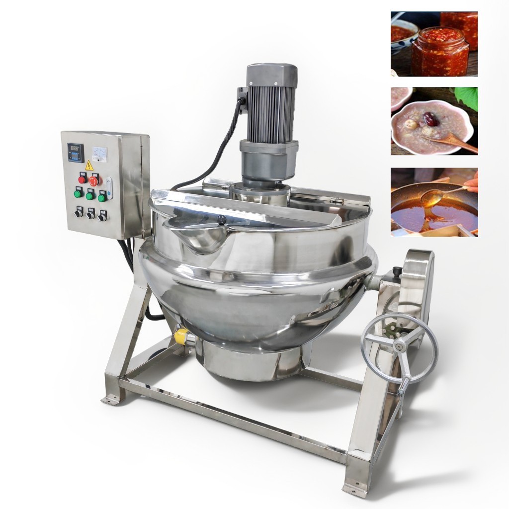 52.8gal Tilting Jacketed Kettle Commercial Cooking Sandwich Steam Pot 220V 200L