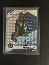 2020-21 Mosaic Kevin Durant Finals MVPs Silver Wave Prizm #296 Warriors 
