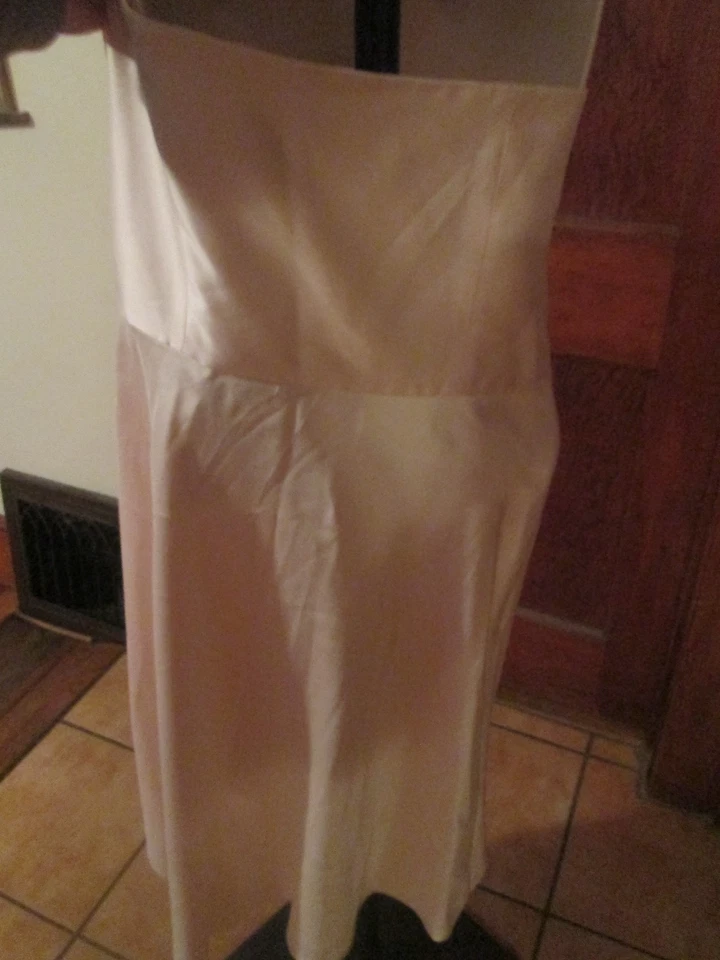 VESTIDO DE CÓCTEL FORMAL DE BODA DE GRADUACIÓN DE DAMA DE HONOR USADO EN EXCELENTE ESTADO Rubor  Foto 3 de 4