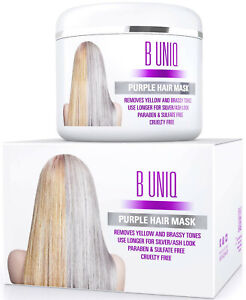 B Uniq Maschera Antigiallo Tonalizzante Viola X Capelli Biondi E Argento 215 Ml Ebay