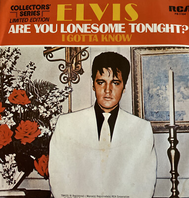 Elvis 45 Are You Lonesome Tonight / I Gotta Know RCA NEW reissue ...