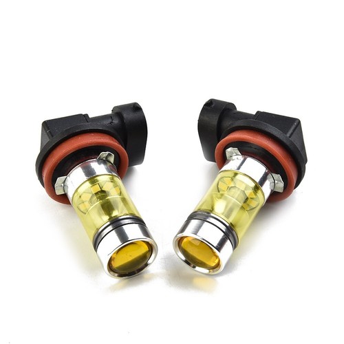 2x H11 H8 Led Yellow Fog Light Bulbs 4300K 100W 1500LM Super Bright DRL New Tool - Picture 11 of 19