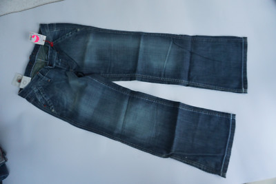 Jean Femme BKE Bootcut évasé, Bleu Délavé Vieilli, Taille M, Fabriqué Au Mexique