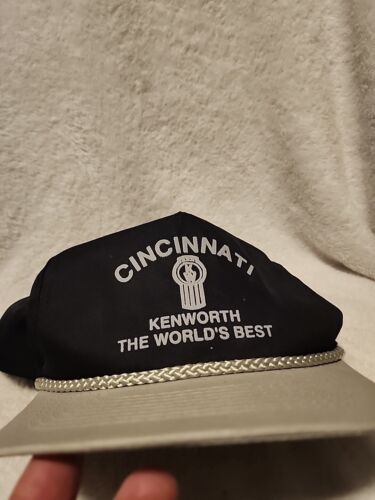 Vintage Trucker Snapback Rope Hat Cincinnati Kenworth The Worlds Best - Picture 3 of 5