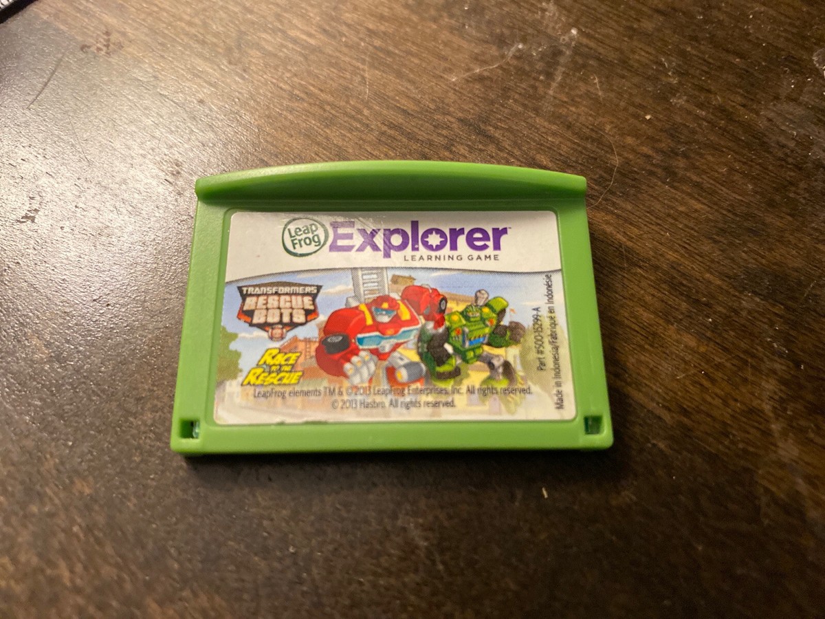 Jeu Électronique LeapFrog Transformers Rescue Bots - Pour Leappad/Leapster - Dès 4 Ans