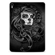Skins Decal Wrap for Apple iPad Pro 11 2018-Sugar Skull Girl