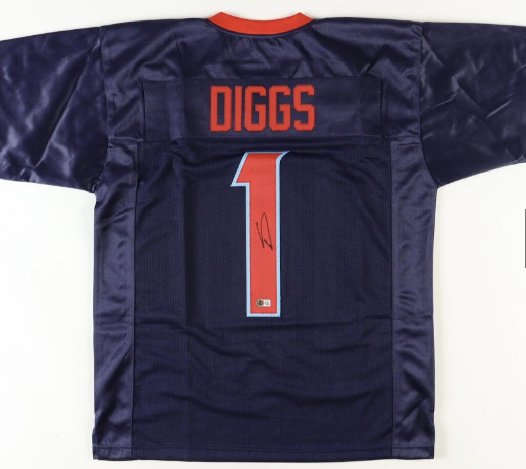 Stefon Diggs Autographed Signed Houston Texans / Pro Style Jersey Beckett 