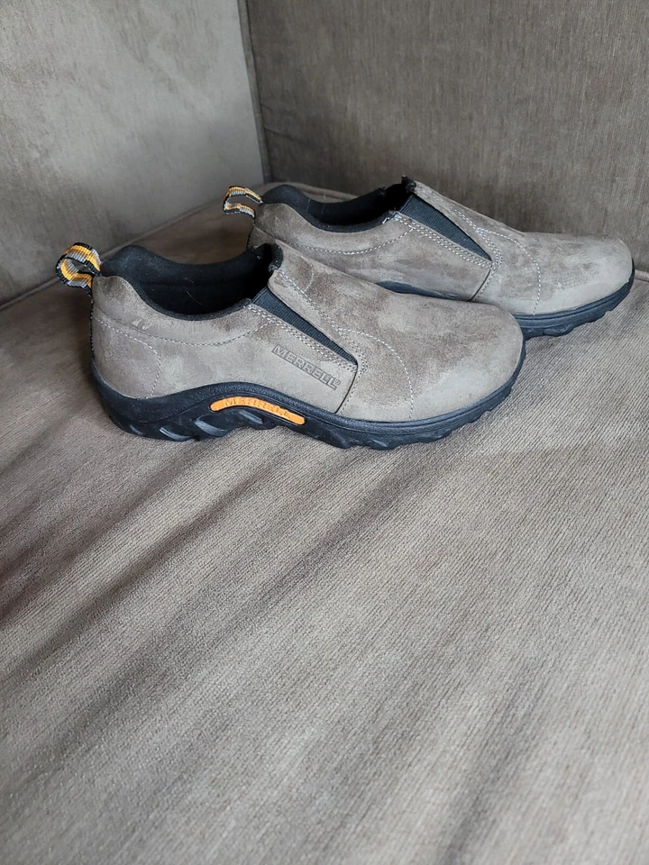 Zapatos Merrell Jungle Mocs Gamuza Sin Cordones NIÑO GRANDE Talla 3 Marrón J95635 S26 Foto 2 de 4