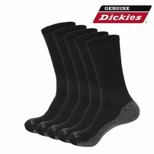 12 Pairs Men Dickies Dri-tech Moisture Control Crew Socks Black 6-13
Opens in a new window or tab