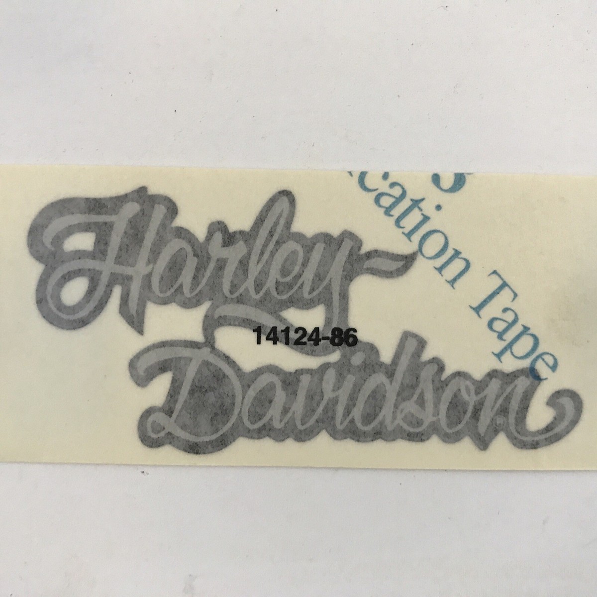 harley davidson motorcycle fuel tank decal P/N 14124-86 | eBay