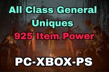 Diablo 4 New Season800 Item Power All Class Any Item - Unique Pc-xbox-ps