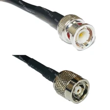 RG58 BNC MALE to RP-TNC MALE Coaxial RF Cable USA-Ship Lot