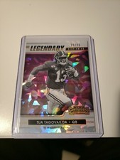 2021 Panini Contenders Football-Gold Legendary Cracked Ice-Tua Tagovailoa #20/23