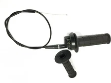 Handle Bar Grip & Throttle Cable Set Honda CRF70F CRF80F CRF100F 