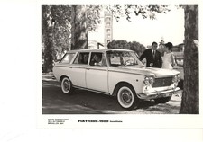 Photo / photograph presse originale Fiat 1300 Familiare 1964