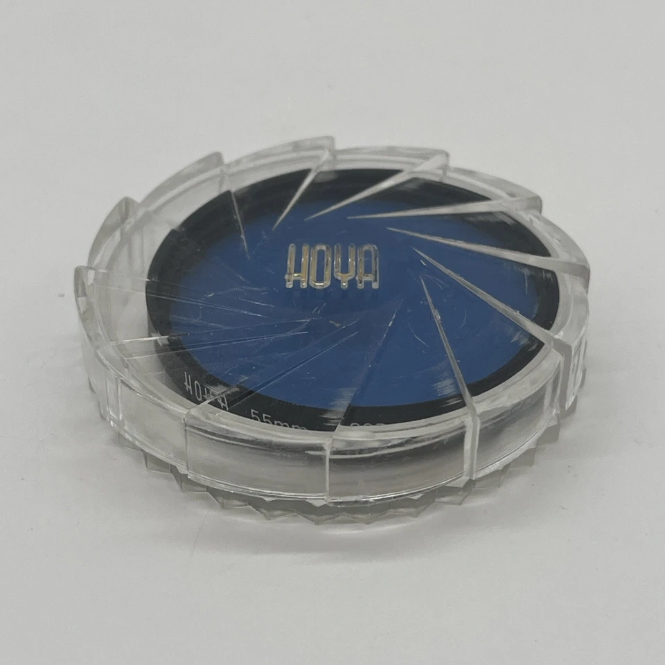 HOYA 55MM 80B Filter Blue with Plastic Case (A) Made in Japan - Image 4 of 4