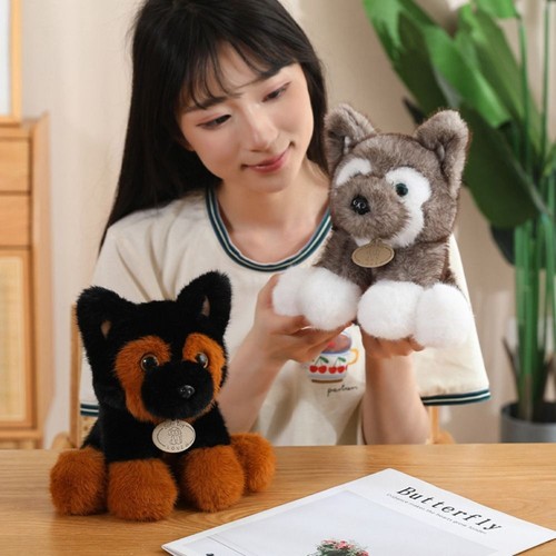 Simulation Puppy Shiba Inu Small Milk Puppy Doll Cute Dog Children's Toy Gift - Picture 2 of 18