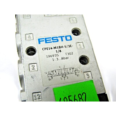 NEW FESTO 196935 CPE14-M1BH-5/3E-1/8 Solenoid Valve | eBay