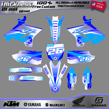Fits Yamaha YZ 125 250 MX Motocross 2015 2016 2017 2018 2019 2021 graphic kit