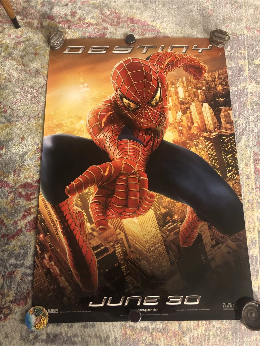  Movie Poster SPIDER-MAN 2 1 Sided ORIGINAL FINAL 27x40