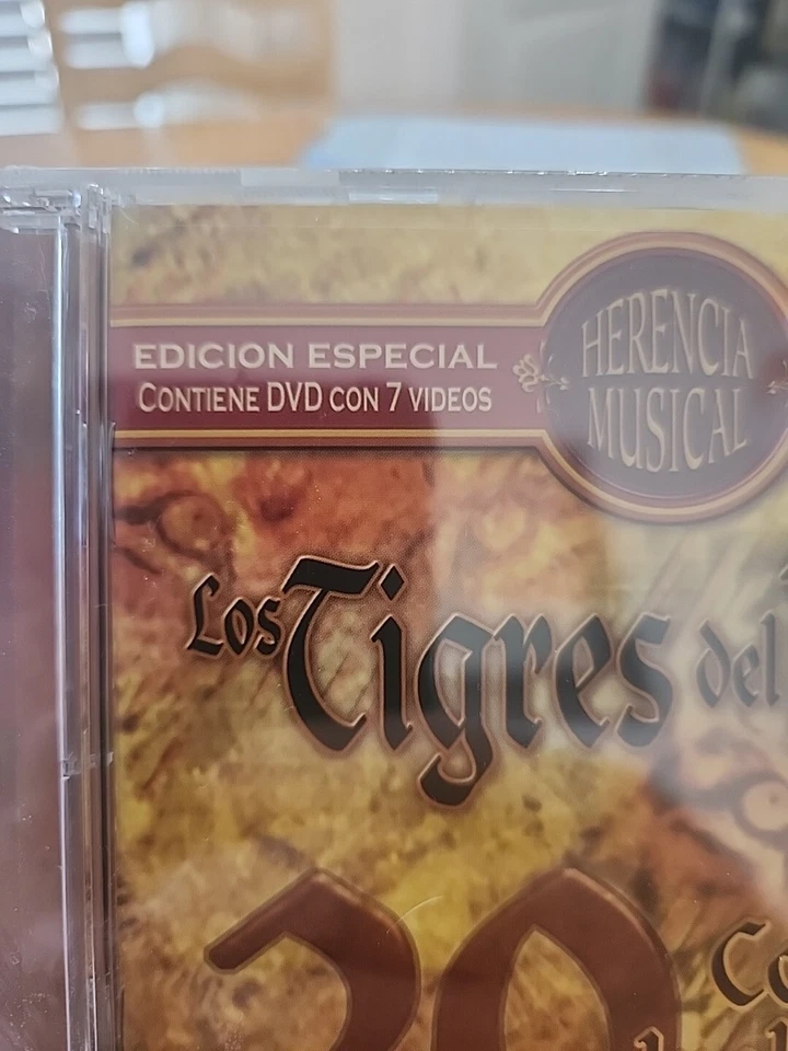 New LOS TIGRES DEL NORTE "20 CORRIDOS INOLVIDABLES" CD SPECIAL EDITION W/DVD Foto 2 de 4