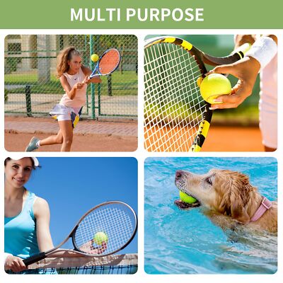 Arrderly Tennisbälle 3 Stück - Trainingsbälle Für Kinder & Anfänger | Mit Netzbeutel