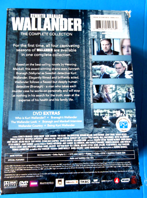 Wallander: The Complete Collection 1 2 3 4 - 8 DVDs 883929558162| eBay