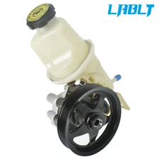 LABLT Power Steering Pump w/ Pulley Reservoir For 2000-2004 Dodge Durango Dakota