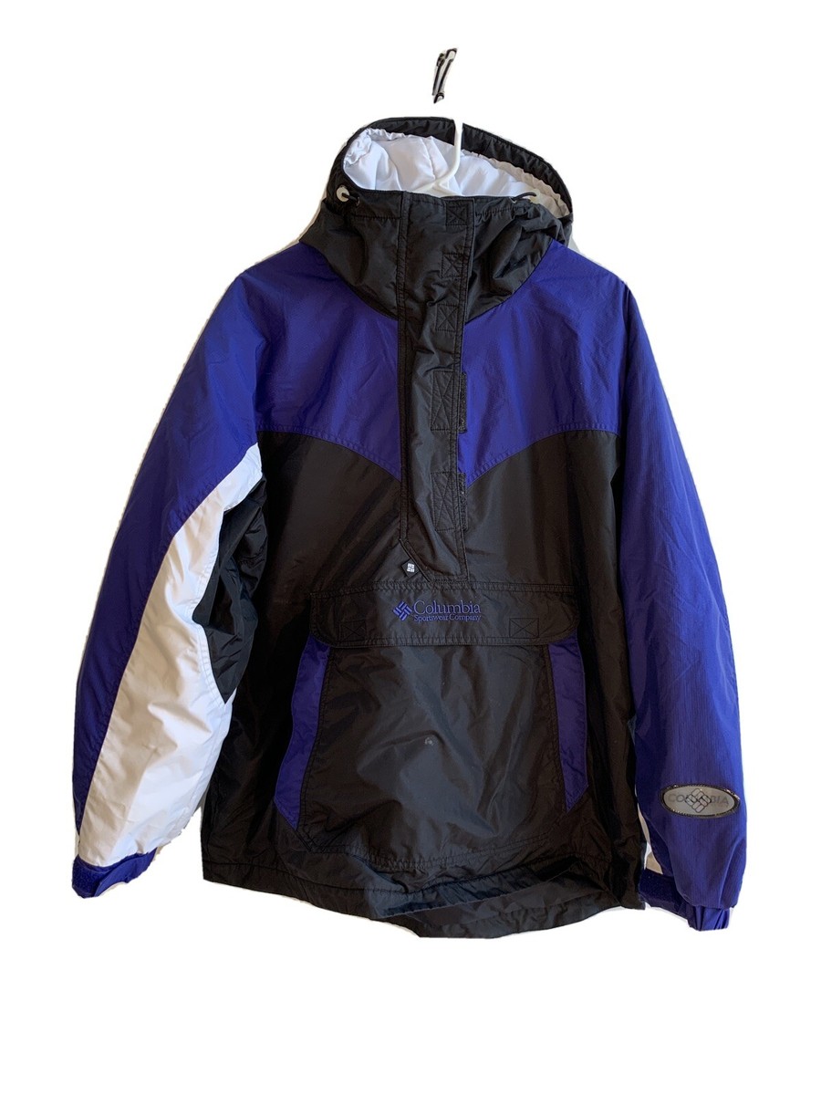 Columbia Challenger Pullover Jacket Large 90s Urban Street Skate Women  Purple