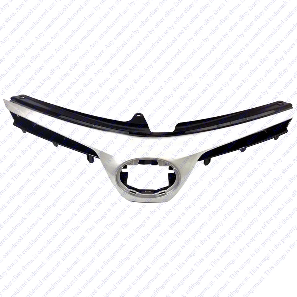 Conjunto de parrilla delantera blanco perla para Toyota Corolla SE XSE 2017 2018 2019 sedán Foto 2 de 3