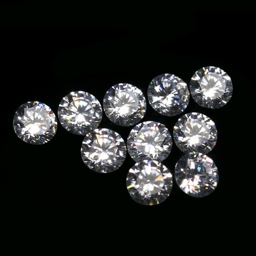 Natural 10 Pcs Lot 2.5 mm DE Color VVS1 Brilliant Round Cut White Loose Diamond - Picture 4 of 11