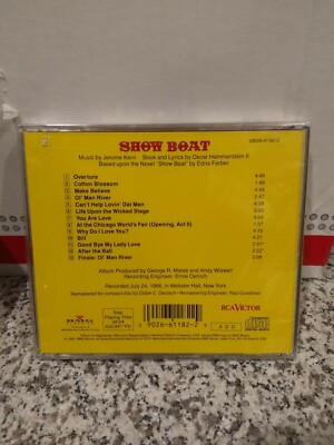 Show Boat [1966 Broadway Revival Cast] by Original Cast (CD, Jun